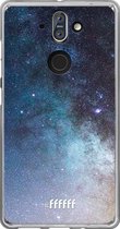 Nokia 8 Sirocco Hoesje Transparant TPU Case - Milky Way #ffffff