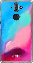 Nokia 8 Sirocco Hoesje Transparant TPU Case - Abstract Hues #ffffff
