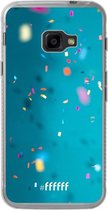 Samsung Galaxy Xcover 4 Hoesje Transparant TPU Case - Confetti #ffffff