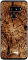 LG G8 ThinQ Hoesje Transparant TPU Case - Tree Rings #ffffff