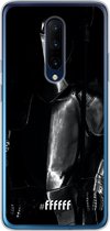 OnePlus 7 Pro Hoesje Transparant TPU Case - Plate Armour #ffffff