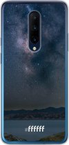 OnePlus 7 Pro Hoesje Transparant TPU Case - Landscape Milky Way #ffffff