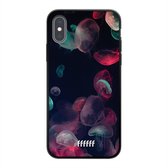 iPhone Xs Hoesje TPU Case - Jellyfish Bloom #ffffff
