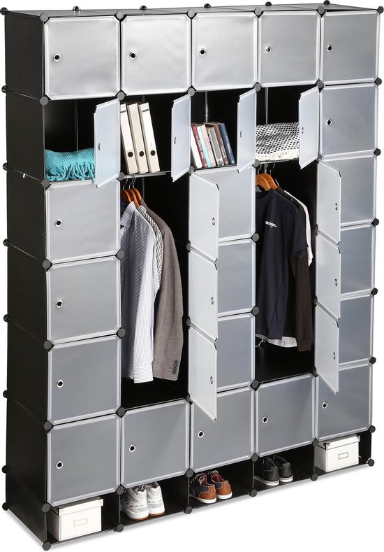 armoire relaxdays XXL branchements armoire en plastique armoire
