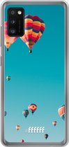 Samsung Galaxy A41 Hoesje Transparant TPU Case - Air Balloons #ffffff