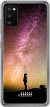 Samsung Galaxy A41 Hoesje Transparant TPU Case - Watching the Stars #ffffff