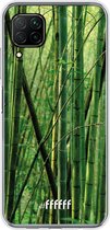 Huawei P40 Lite Hoesje Transparant TPU Case - Bamboo #ffffff