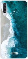 Samsung Galaxy A70 Hoesje Transparant TPU Case - Beach all Day #ffffff