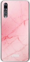Huawei P20 Pro Hoesje Transparant TPU Case - Coral Marble #ffffff