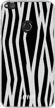 Huawei P8 Lite (2017) Hoesje Transparant TPU Case - Zebra Print #ffffff