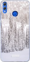 Honor 8X Hoesje Transparant TPU Case - Snowy #ffffff
