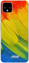 Google Pixel 4 XL Hoesje Transparant TPU Case - Macaw Hues #ffffff