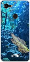 Google Pixel 3 XL Hoesje Transparant TPU Case - Coral Reef #ffffff