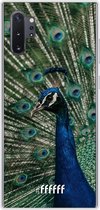 Samsung Galaxy Note 10 Plus Hoesje Transparant TPU Case - Peacock #ffffff