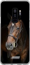 Samsung Galaxy S9 Plus Hoesje Transparant TPU Case - Horse #ffffff