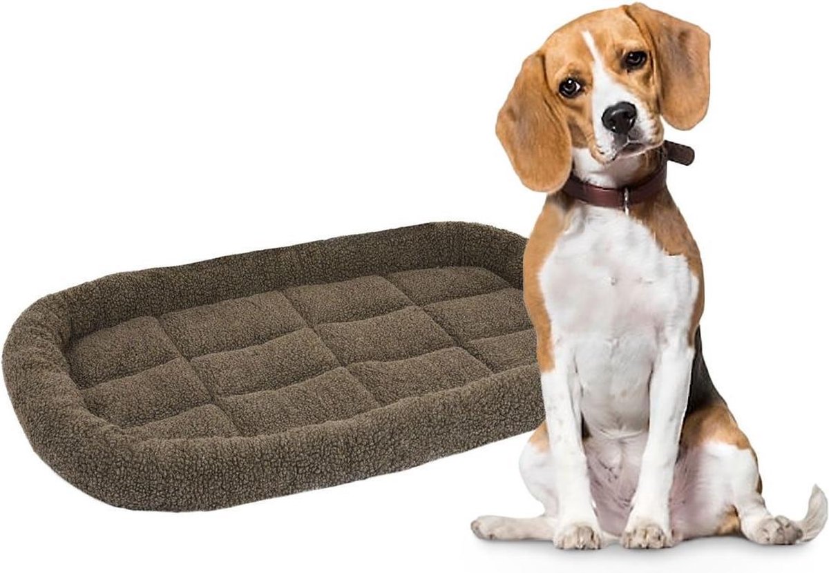 Flamingo Sherpa – Kussen Honden – Kussen Sherpa Rh Bruin 85,5x51x8cm – 1st – 121083 – 1st