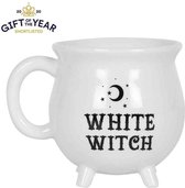 Something Different - White Witch Cauldron Mok/beker - Wit