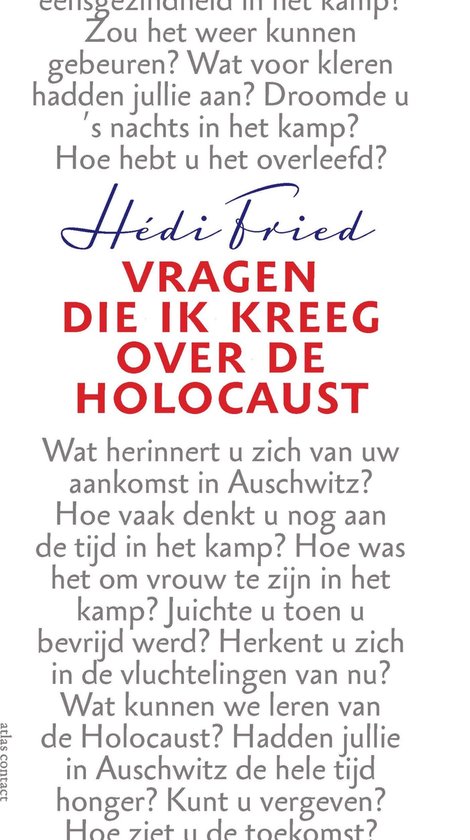 Vragen die ik kreeg over de Holocaust - cover