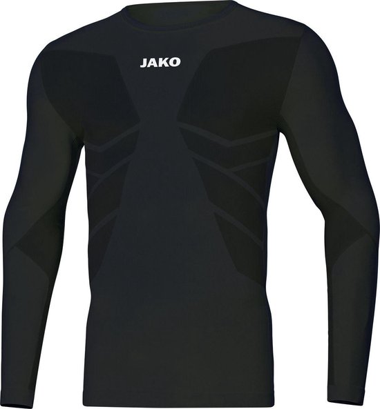 Jako Comfort 2.0 Longsleeve Heren - Zwart | Maat: L — afbeelding 4