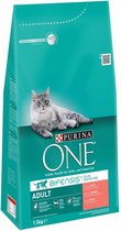 Purina ONE Adult - Kattenvoer - Zalm & Volkoren Granen - 6 x 1.5kg