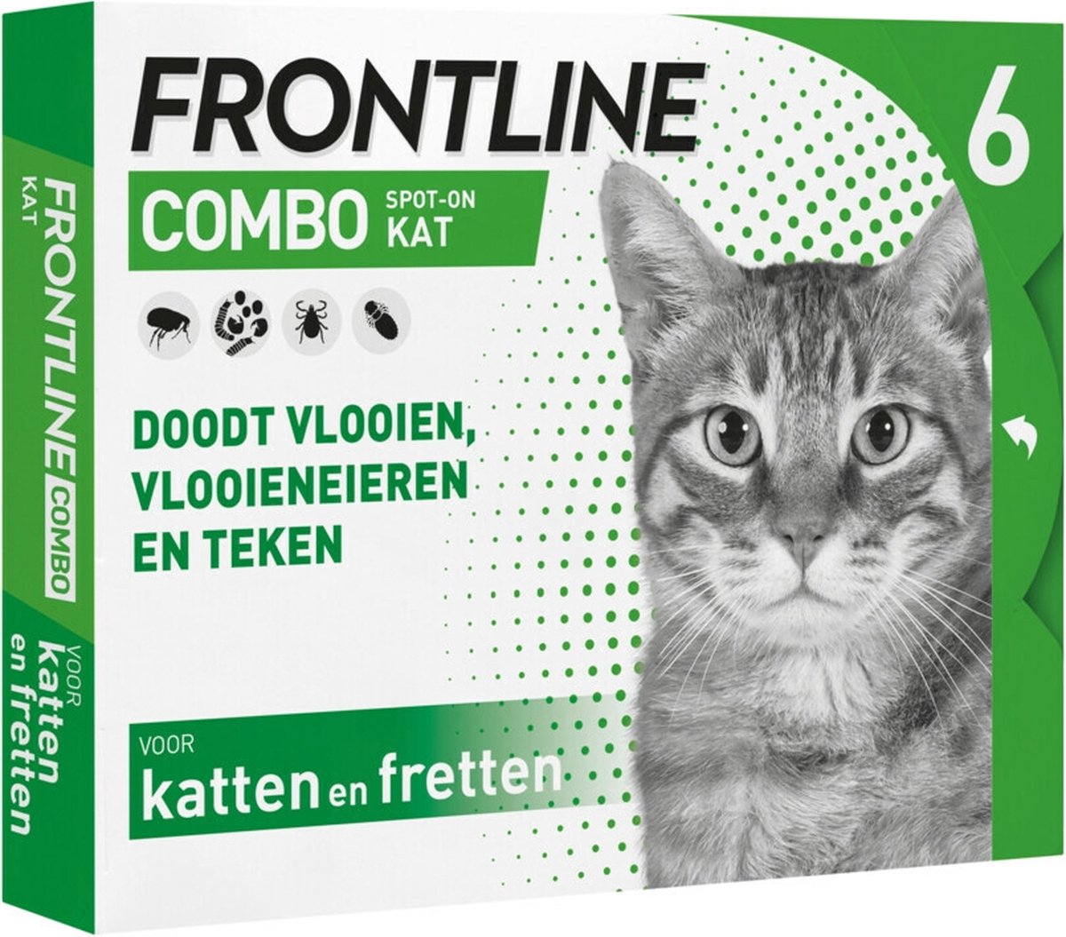 vergroting Bij verjaardag Frontline Kat/fret Combo Spot On | bol.com