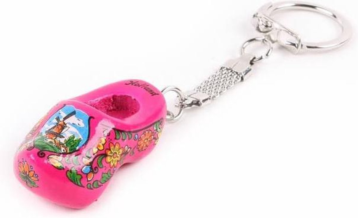 Sleutelhanger Klomp Enkel Holland Cyclaam 4 Cm - Souvenir