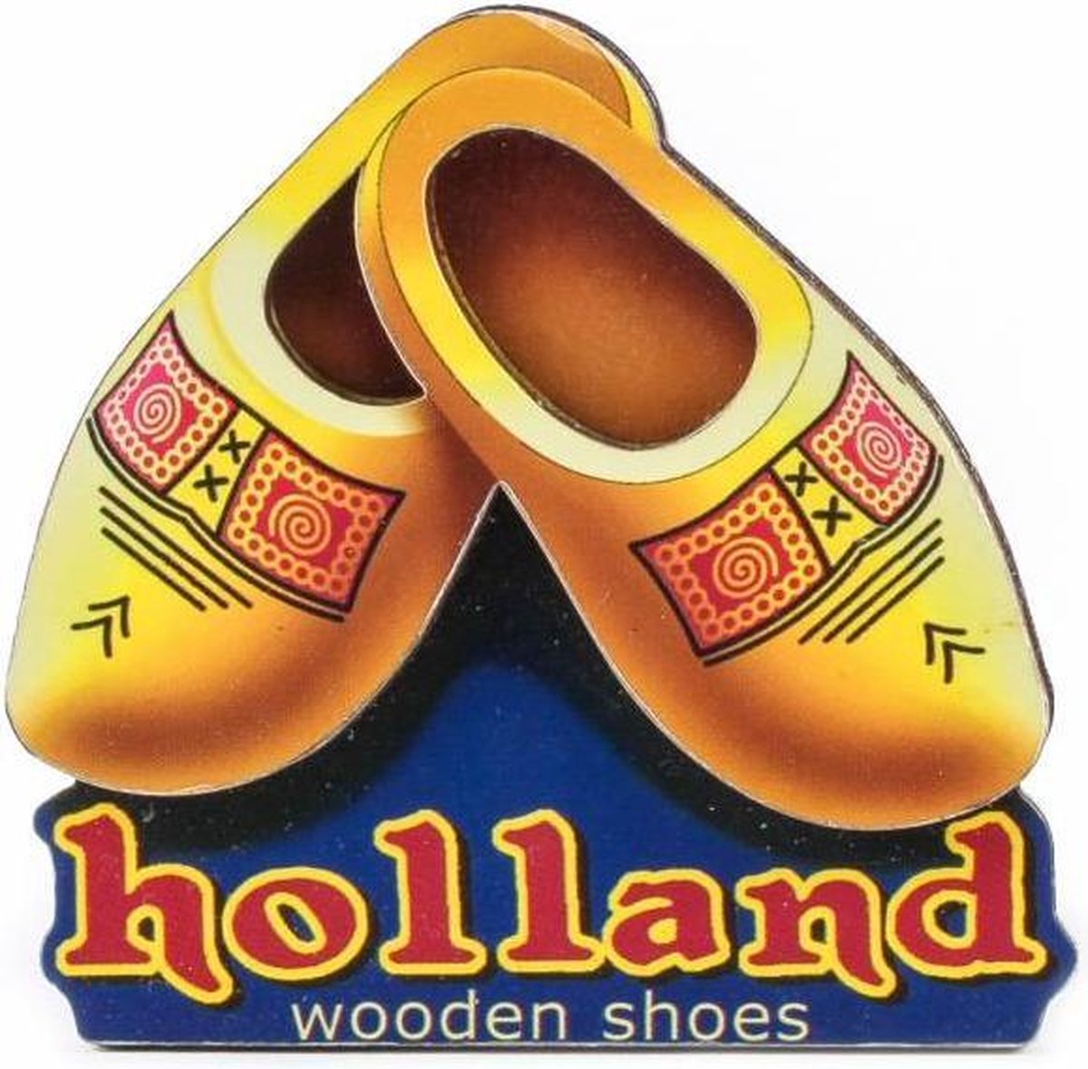 Magneet 2D MDF Klompen Holland - Souvenir
