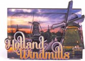 Magneet 2D MDF Compilatie Holland Windmills By Night - Souvenir
