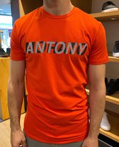 Antony Morato MMKS01830 shirt oranje, ,XL