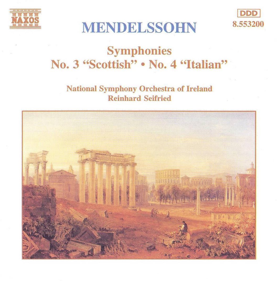 National Symphony Orchestra Ireland - Mendelssohn: Symphonies 3 & 4 (CD)
