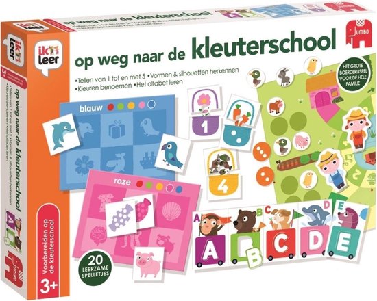 Educatieve spellenbundel -3 tot 7 jaar- Op weg naar de kleuterschool