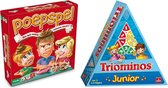 Spellenbundel - Bordspel - 2 Stuks - Poepspel & Triominos Junior