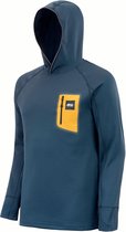 Picture Bake Grid heren Fleece hoodie dark blue