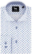 GENTS | Blumfontain Overhemd Heren Volwassenen print madelief Maat XL 43/44