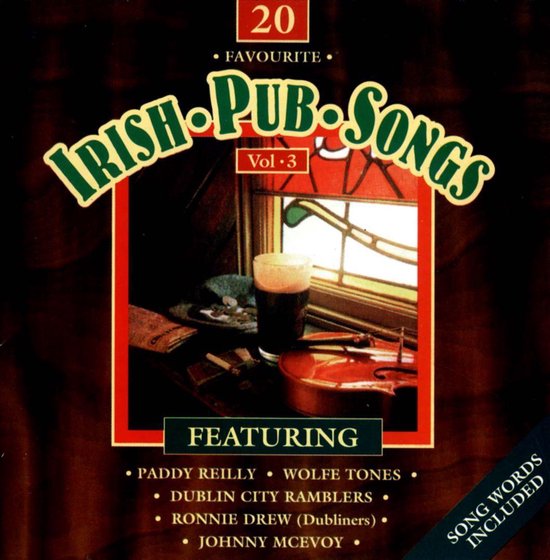 Various Artists 20 Favourite Irish Pub Songs Volume 3 (CD), various