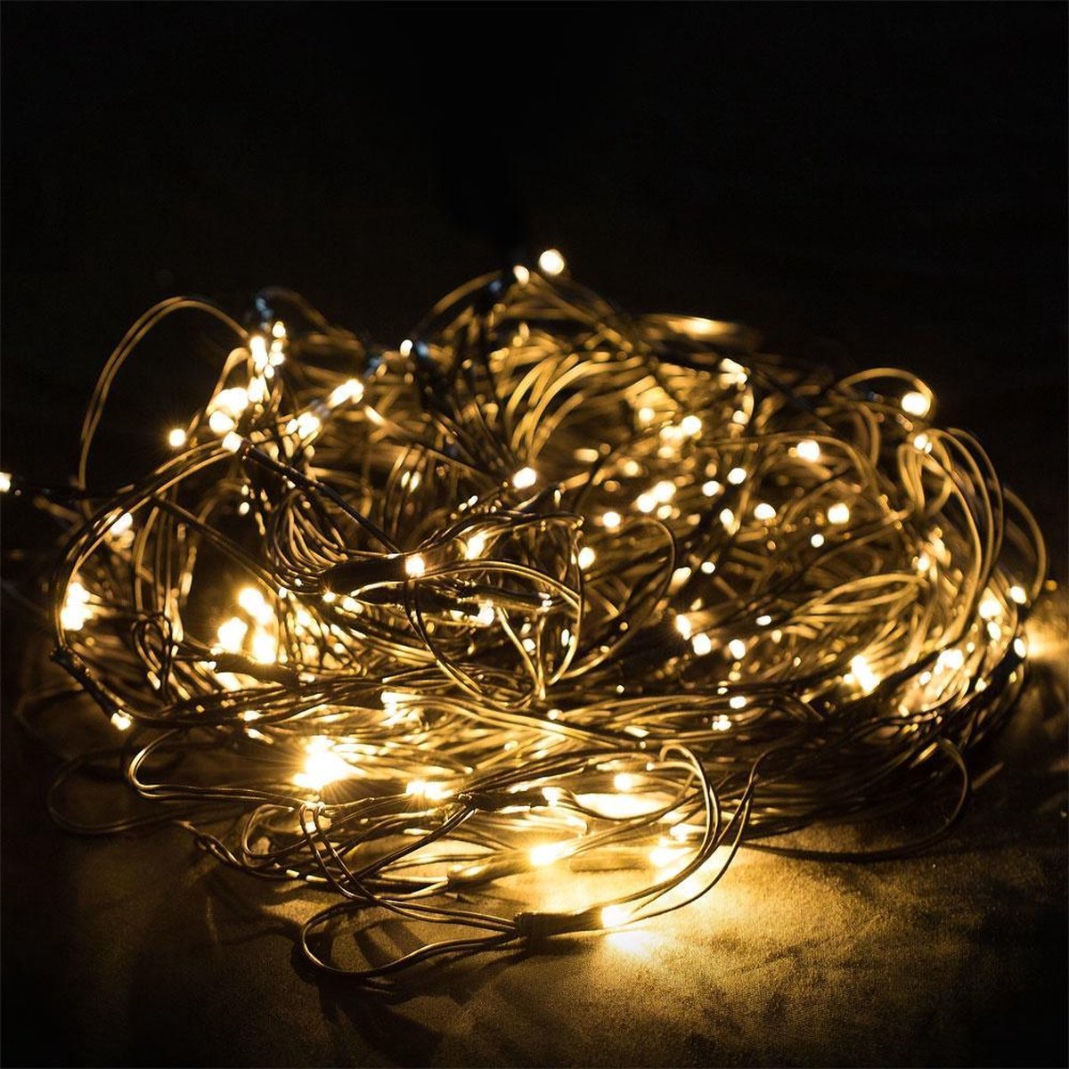 Kerstboomverlichting - Lampjes: 50 - Warm wit- Led, Toepassing: Binnen