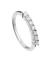 The Jewelry Collection Ring Zirkonia - Zilver