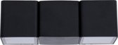 LED Tuinverlichting - Buitenlamp - Sanola Hiptro - 6W - Warm Wit 2700K - Rond - Mat Zwart - Aluminium - BSE