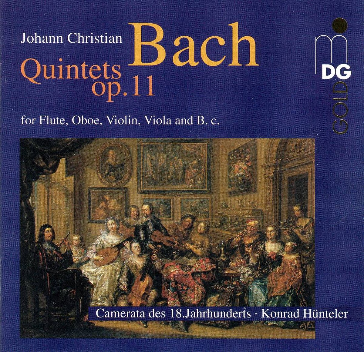 Afbeelding van product Outhere  J. C. Bach: Quintets op. 11 / Camerata des 18. Jahrhunderts