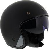 LS2 OF601 Bob Solid Matt Black Jet Helmet XS - Maat XS - Helm