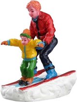 Lemax - Father & Son Skiing - Kersthuisjes & Kerstdorpen
