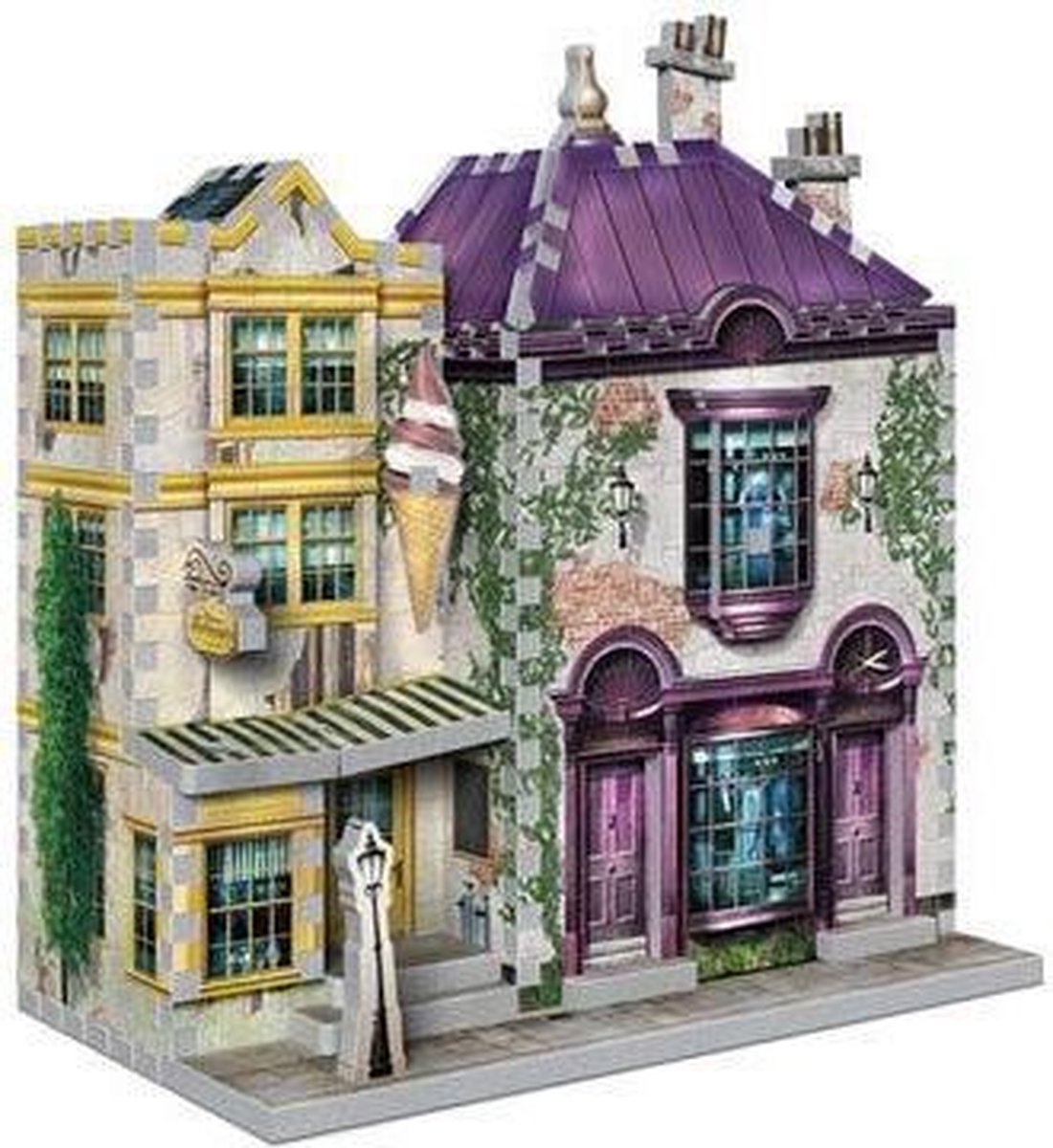 Wrebbit Madam malkin's and florean fortescue - slug and jiggers - 3d puzzel - harry potter - 290 stukjes