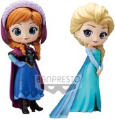 Disney Characters Q Posket Anna & Elsa
