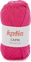 Katia Capri - kleur 115 Fuchsia - 50 gr. = 125 m. - 100% katoen