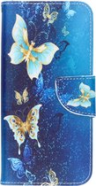 Design Softcase Booktype Huawei P30 Lite hoesje - Vlinders