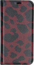 Design Softcase Booktype Samsung Galaxy A40 hoesje - Panter Rood