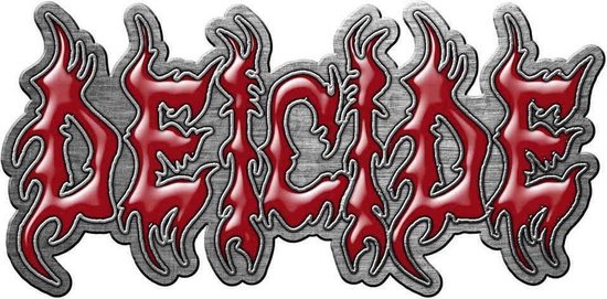Deicide - Logo Pin - Rood/Zilverkleurig