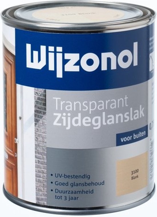 Wijzonol Transparant Zijdeglanslak - 3155 Whitewash - 750 ml