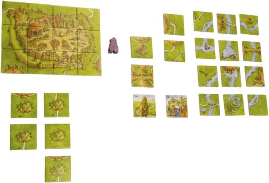 Thumbnail van een extra afbeelding van het spel Spellenbundel - 3 stuks - Carcassonne & Uitbreidingen Het Circus & Graaf, Koning en Consorten