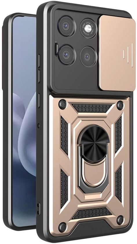 Motorola Moto G86 Power Verticale Flip Hoesje met Standaard